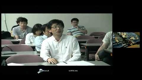 Xinyi Yuan, Hodge index theorem for adelic line bundles   YouTube clip32