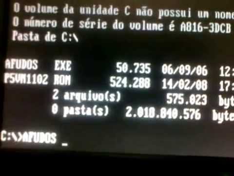 AFUDOS Atualizar Bios ASUS