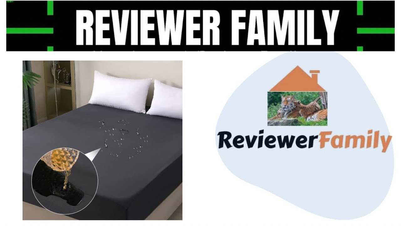 Waterproof Mattress Protector Queen, Fitted Sheet Style Breathable Mattress Cover