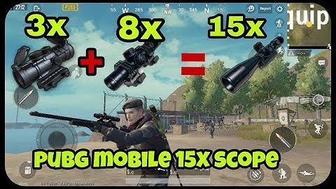 Pubg Mobile 15x Scope Secret Trick | Glitch still works Convert 3x To 15x Scope |