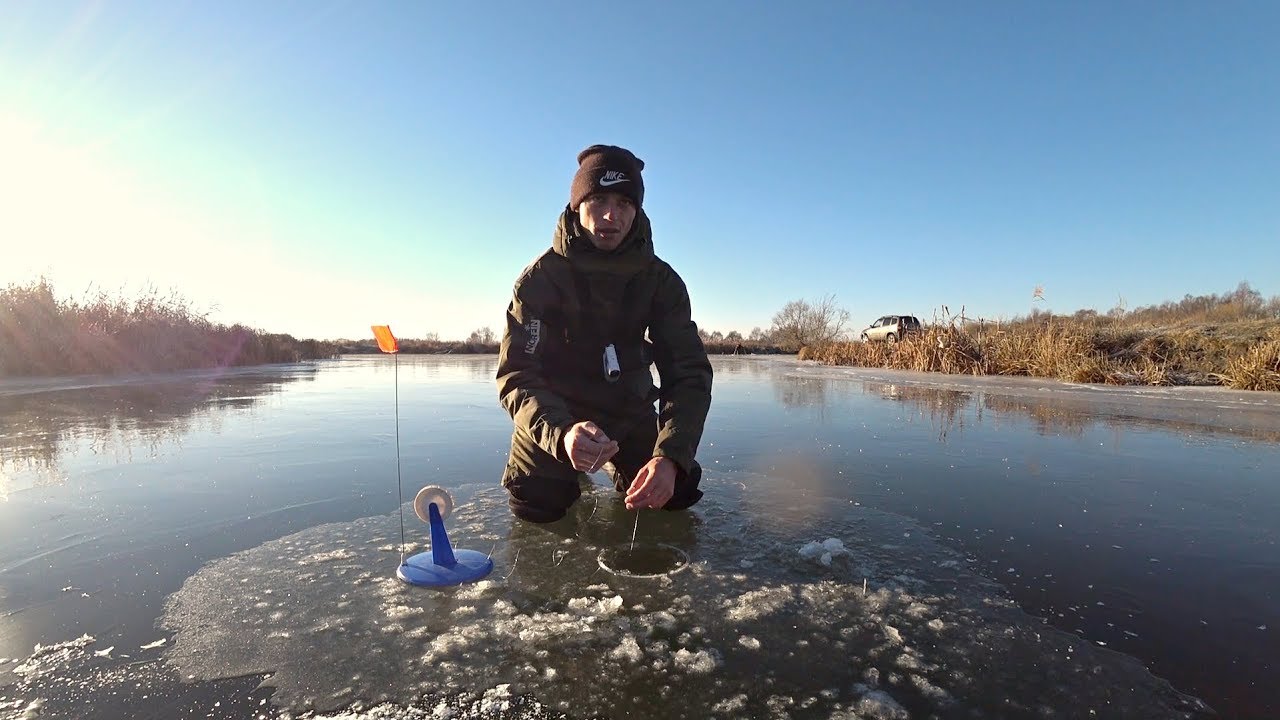 Вот что происходит когда жерлицы оставляешь без присмотра! Рыбалка на Жерлицы по первому льду 2018.