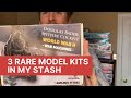 3 rare scale model kits in my stash!