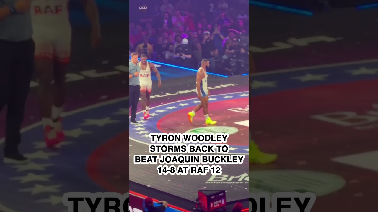 Tyron Woodley STORMS BACK to beat Joaquin Buckley at #RAF12 for his first win in nearly 8 years