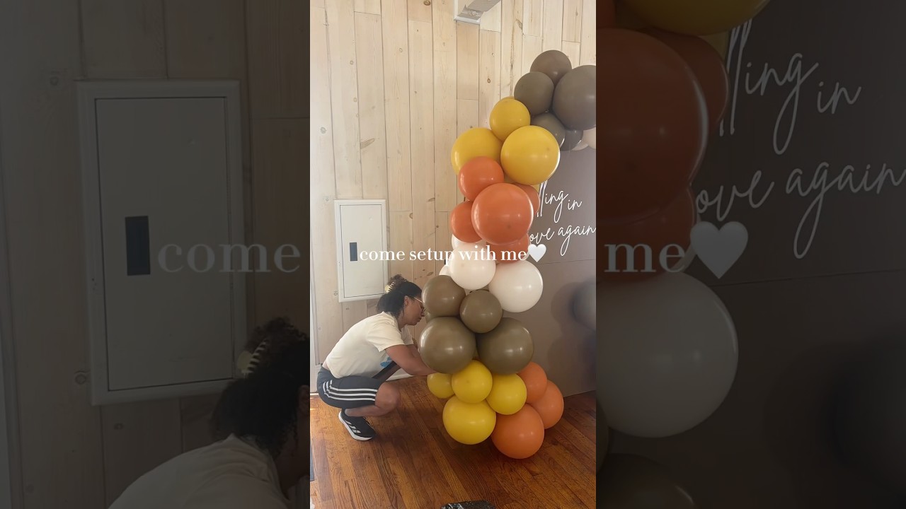 Setup With Me As An Event Designer | Fall Themed Baby Shower✨