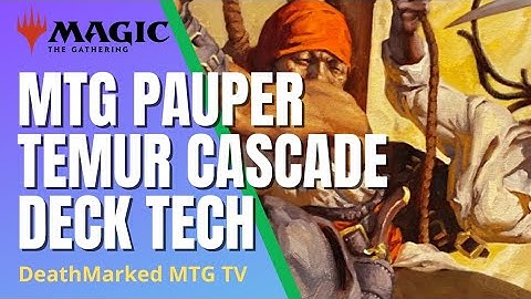 Magic: the Gathering Pauper Deck Feature - Temur Cascade #MTGTCG