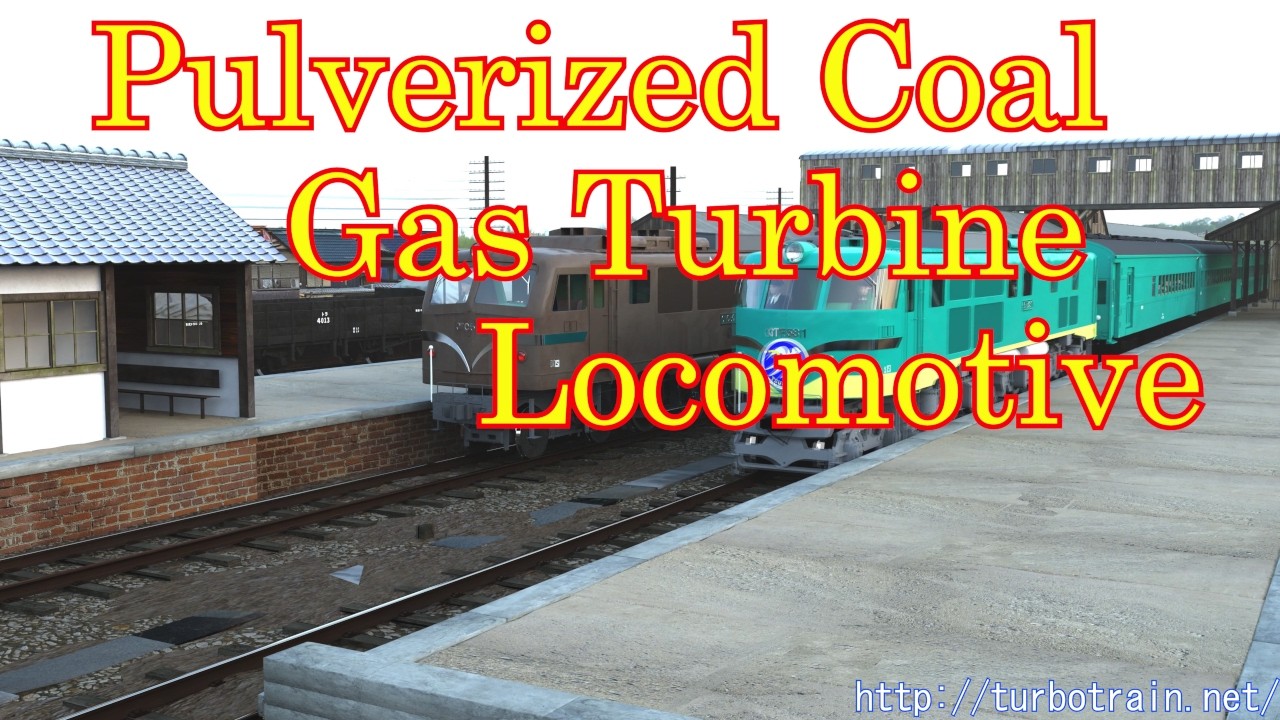 Pulverized Coal Gas Turbine Locomotive