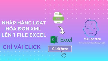 Nhập hóa đơn XML hàng loạt lên 1 file Excel | Convert XML to Excel |  Tui Học Tech