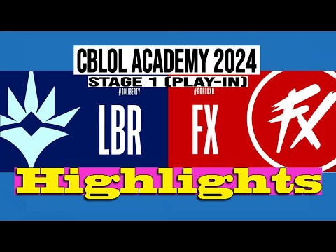 LIBERTY'a VS FLUXO'a JOGO 03 MD3 | CBLOL ACADEMY PLAYOFFS | Highlights | LBR VS FX