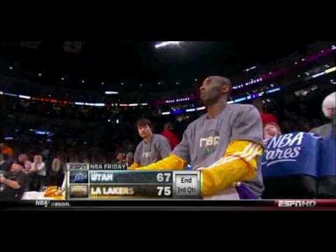 Adam Morrison motivates Kobe Bryant