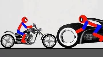 Stickman Racer Road Draw 2 Heroes Spiderman All Unlocked Walkthrough Part 9 / Android Gameplay HD