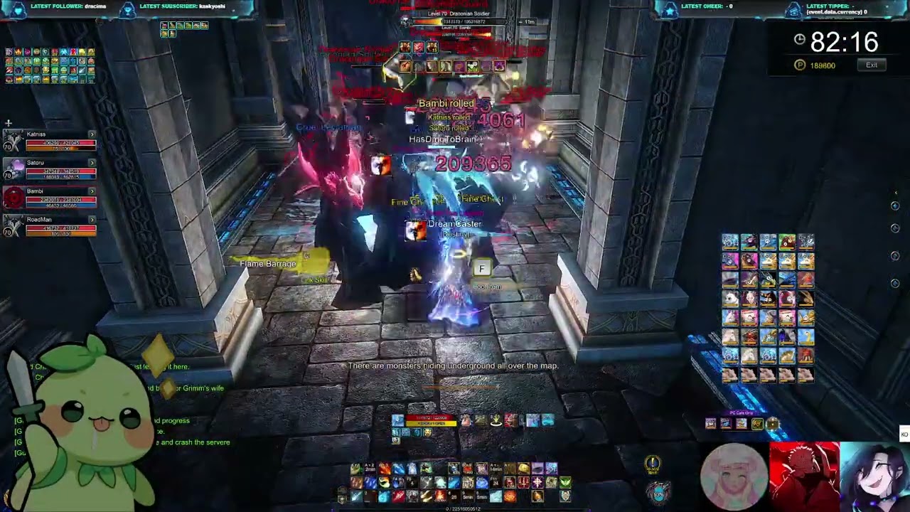 Celestial Icarus Dragon god hide out 5 man, Destiny alliance