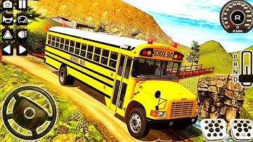 Offroad High School Bus Driver Simulator - Android Gameplay (Part 2)