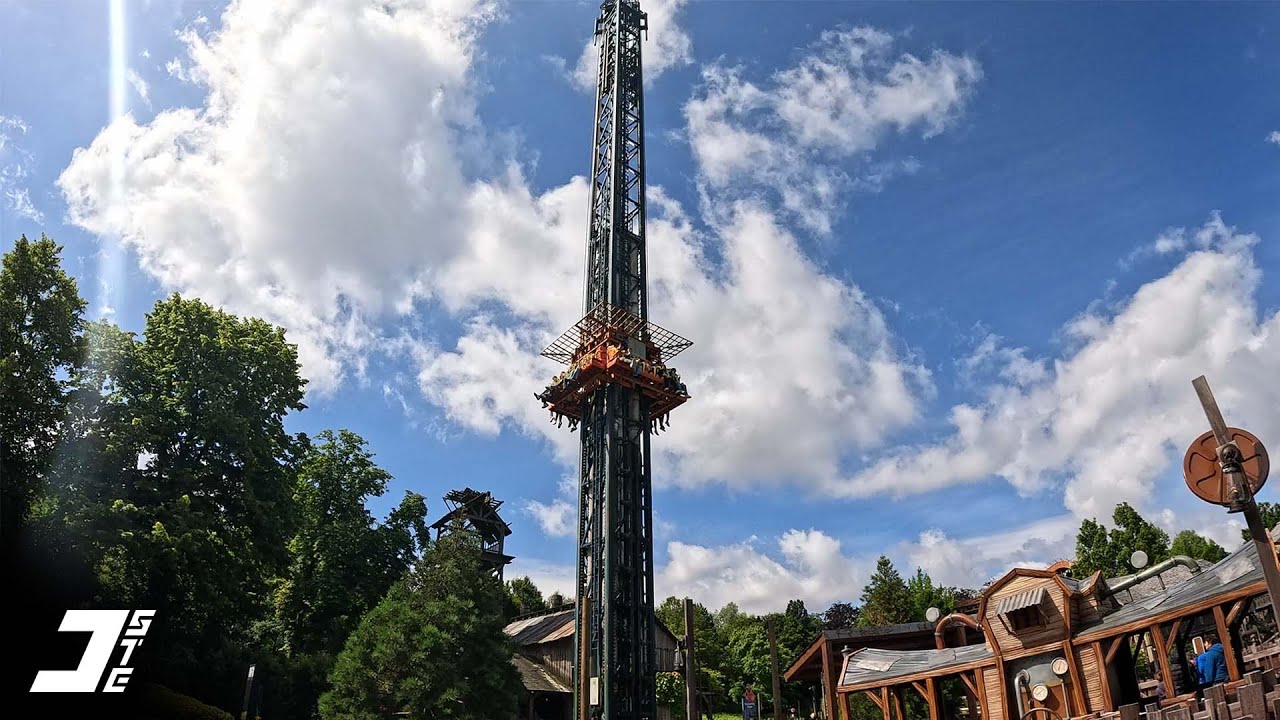 POV (On/Off-ride)  Screaming Eagle "Bellewaerde" [4K 60fps]