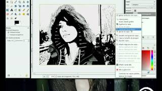 Gimp: Efecto comic