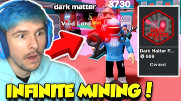 Buying The INFINITE BACKPACK And DARK MATTER VACUUM In Planet Mining Simulator!! *SO OP* (Roblox)