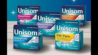 Unisom Sleep Tabs Gels and Melts