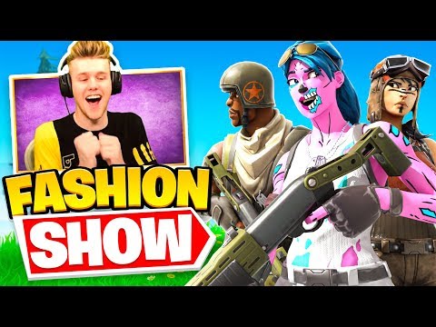 I STREAM SNIPED FASHION SHOWS WITH OG SEASON 1 SKINS..