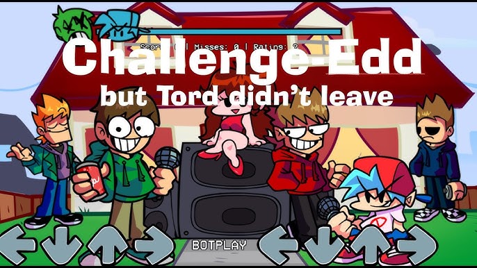 Challeng-EDD (NeighBORES Mix) - FNF ONLINE VS. (Eddsworld Challenge) But  Its In Gacha Club Animation 