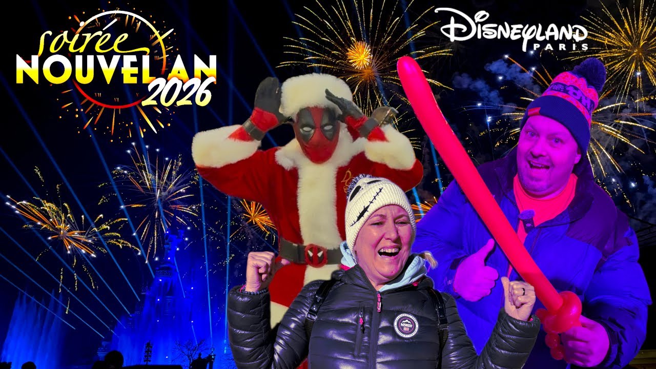 SOIREE DU NOUVEL AN 2026 A DISNEYLAND PARIS - FEU D'ARTIFICE 2026 NOUVELLE ANNEE