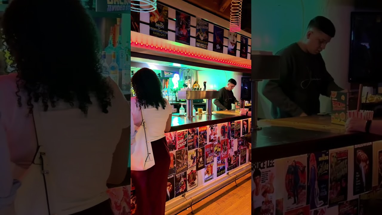 Back to video store pop up Boston - Retro pop up bar in downtown Boston