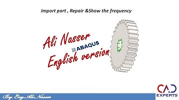 Import part & solve it in Abaqus