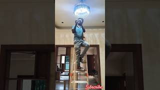 Fan And Jumar For Ceiling Installation Electrician Work Hardwork #new #jumar #lagte #huye #full