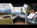 WE SLEPT IN A TESLA ON THE EDGE OF A MOUNTAIN!!!