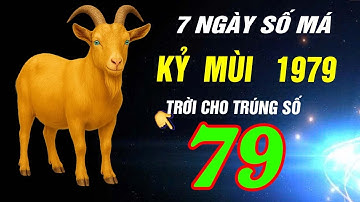 Duy nhất 7 ngày cuối cùng Tháng 10 âm- Tuổi KỶ MÙI 1979 HỐT VÀNG HỐT BẠC GIÀU HƠN TRÚNG SỐ