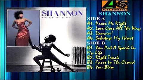 SHANNON - LOVE GOES ALL THE WAY (FULL ALBUM) 1986