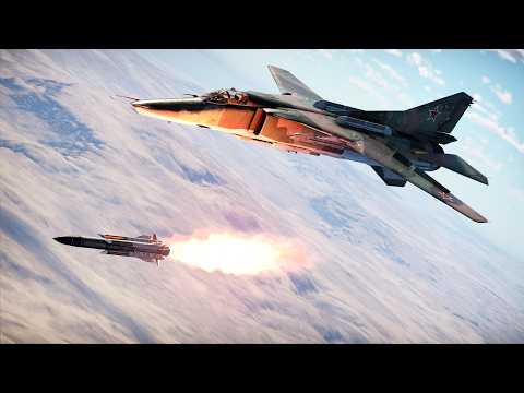 Kh-31P Anti-Radiation Missile on the MiG-27M