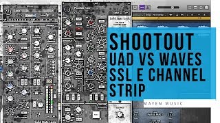 uad vs waves ssl e channel