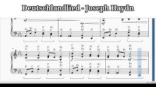 Deutschlandlied - Joseph Haydn | 🟢Piano TUTORIAL @BMCTHEBEST