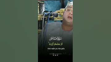 محمود الشحات أنور 🎧🎙️ سورة فاطر🌿🤍 "والله خلقكم من تراب"🍁