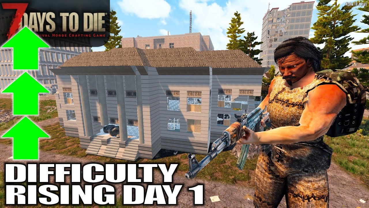 Always Run, More Dangerous Zombies, Day 1 | 7 Days to Die Difficulty ...