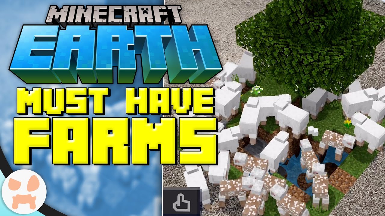 3 MUST HAVE Minecraft Earth Farms! - YouTube