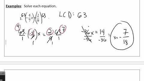 Solving Linear Equations with Rational Numbers