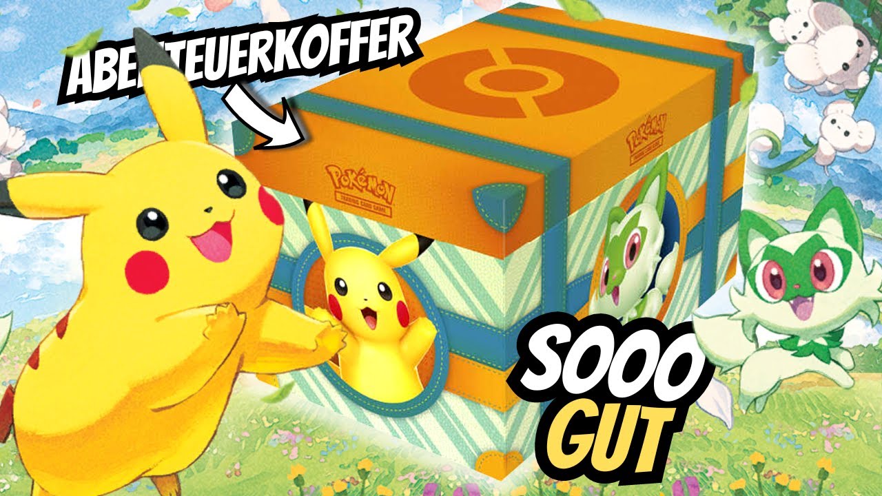 ICH BIN BEGEISTERT! 😍 *NEUER* Pokémon Paldea Abenteuerkoffer Karmesin & Purpur TCG Booster OPENING