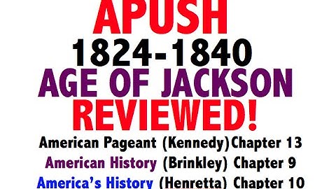 American Pageant Chapter 13 Review APUSH (Period 4, Topic 4.8)