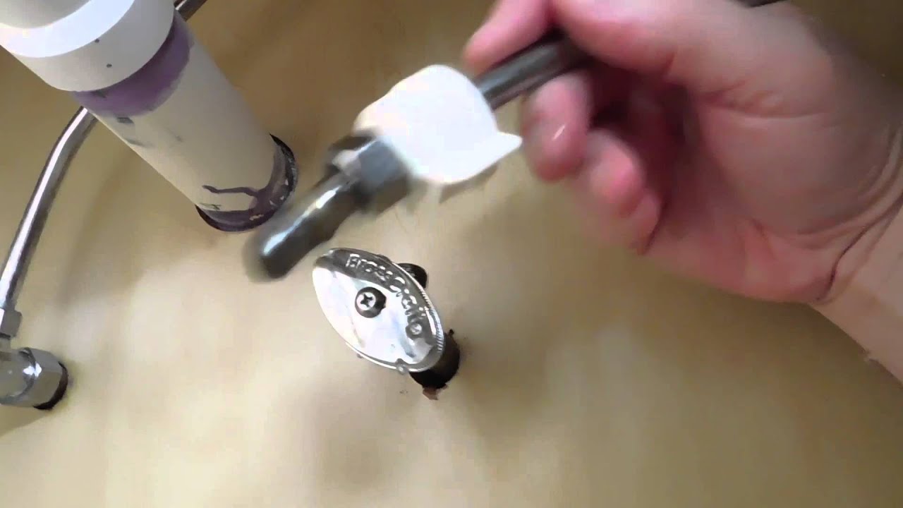 Fixing A Leaking Sink Supply Line Youtube