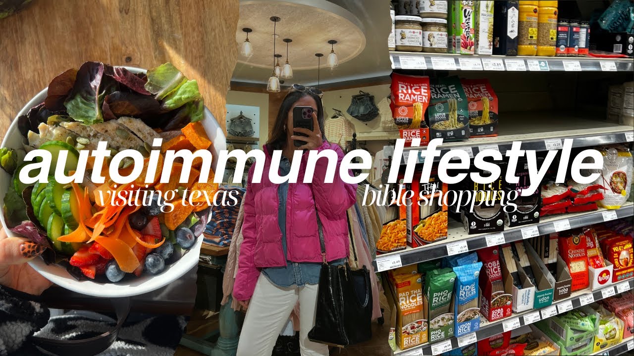 Autoimmune Life Vlog in Holidays in Houston Texas; Whole Foods and HEB trip, Bible and Shoe Shopping
