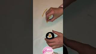 DIY Mini Kawaii Bunny Purse For Barbie! 🐰✨ Black &amp; Gold Miniature Dollhouse Handbag Tutorial