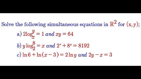 Amazing techniques for solving  pairs of simultaneous equations for two unknowns