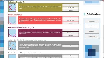 Agilent Protein Sample Prep Workbench Software