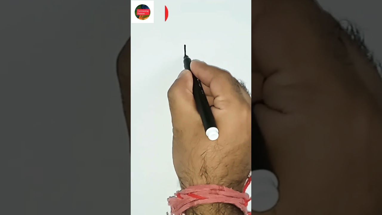 Draw a vertical line using these simple steps 