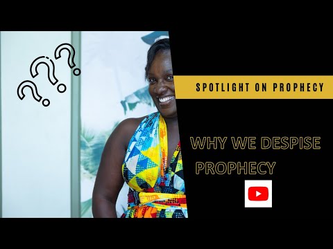 Why are we not keen on prophecy? (Part one of the three part teaching) #prophecy #prophets #prayer