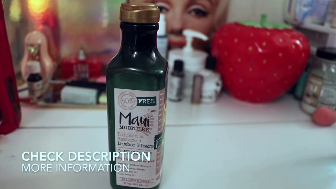How To Use Maui Moisture Bamboo Fibers Hair Conditioner Review YouTube