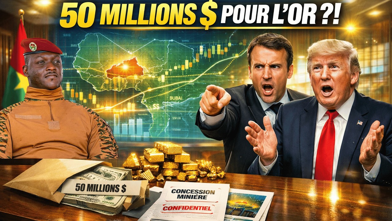 Ibrahim Traoré refuse 50 MILLIONS $ : choc mondial autour de 340 tonnes d’or en Afrique