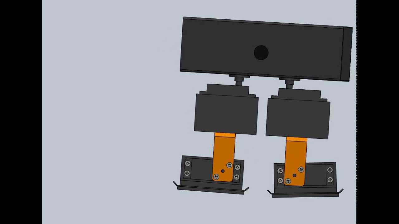 4 servo biped robot