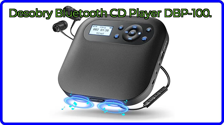 REVIEW (2025): Desobry Bluetooth CD Player DBP-100.. ESSENTIAL details.