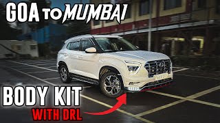 CRETA FROM GOA MODIFIED WITH NEW BODY KIT, DAMPING, AUDIO UPGRADE AND MUCH MORE || ?9321811482